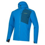 La Sportiva Wanderjacke Descender Storm (geruchshemmend und antibakteriell behandelt) blau Herren